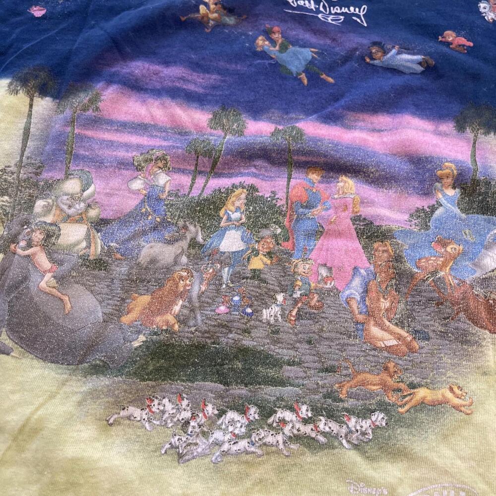 DISNEY ANIMATION California Adventure All Over Print MICKEY MOUSE Size M H74 - Picture 9 of 9